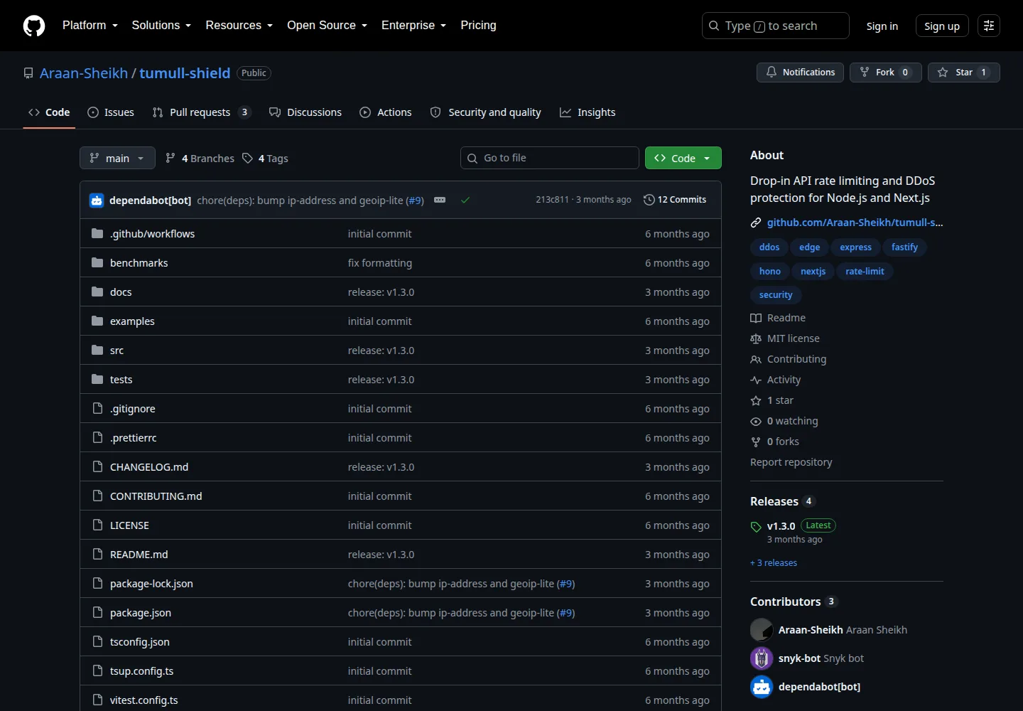 The Tumull Shield open-source repository